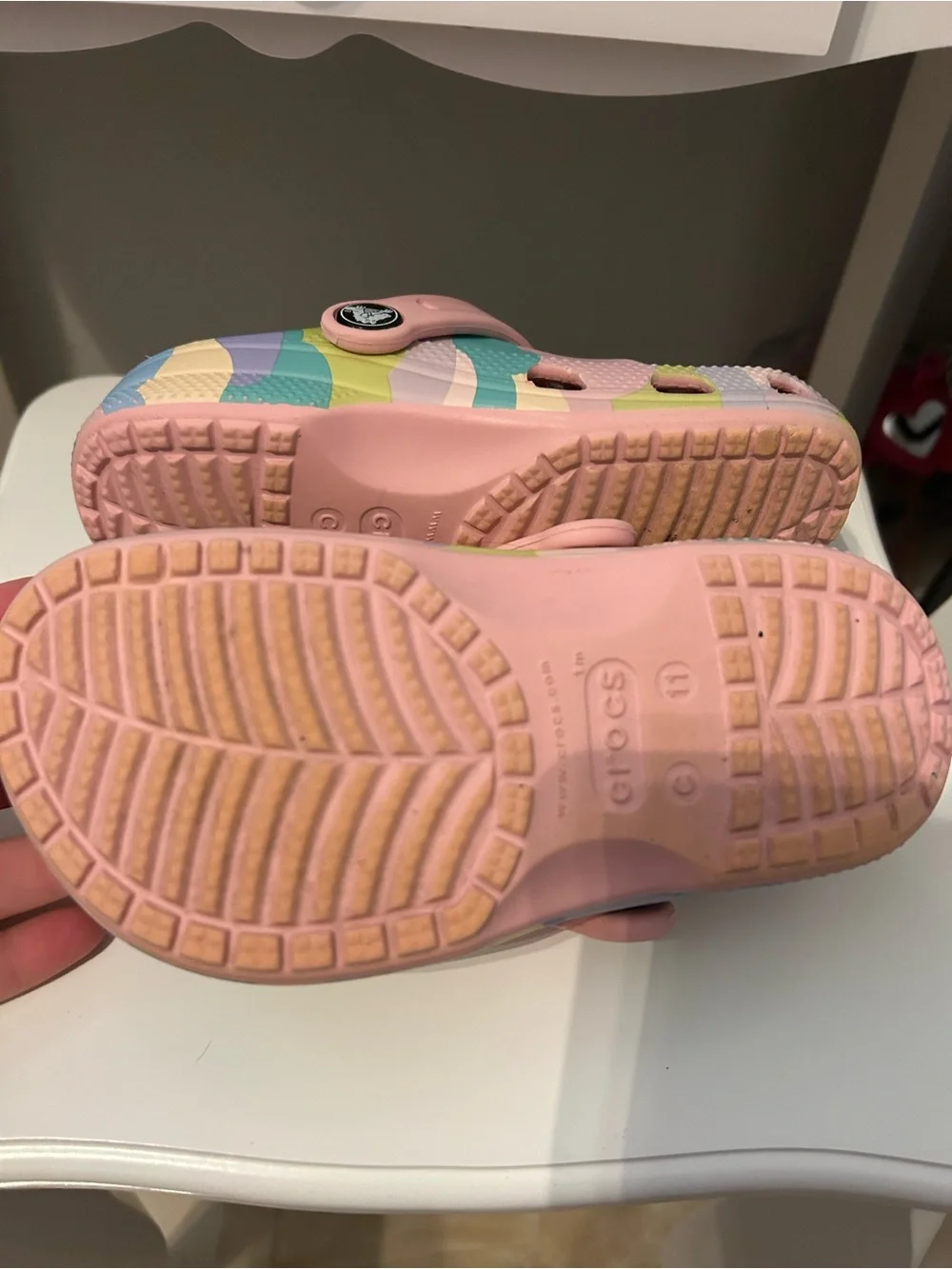 CROCS Kids' Clog - Pastel Multi & Black
